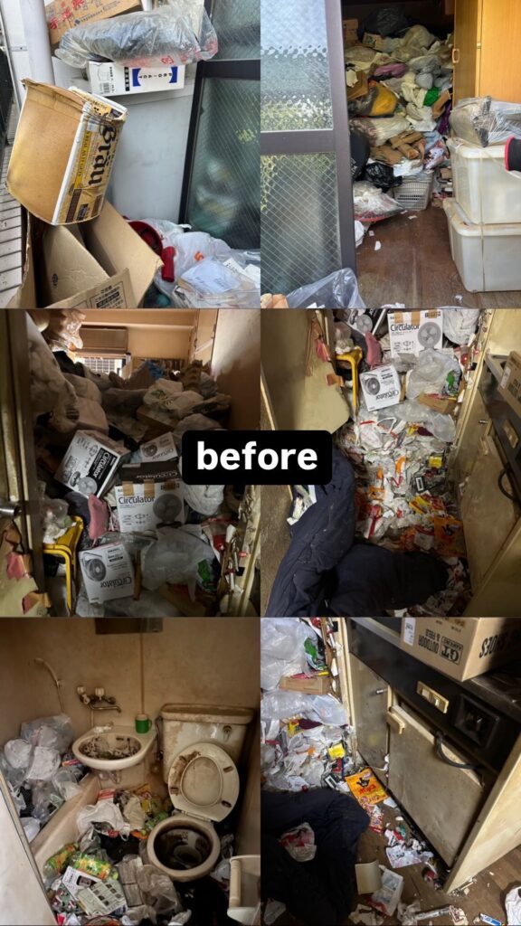 奈良市　ゴミ屋敷残置物回収